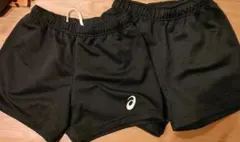 asics 黒　Mサイズ XG 黒 Mサイズ　ショートパンツ　バレーボール