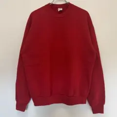 80s JERZEES スウェット レッド XL 無地スウェット