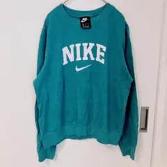 NIKE ナイキ トップス ロゴ　スウェット トレーナーＭ エメラルド　グリーンのサムネイル