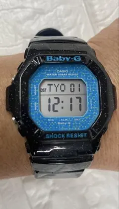 CASIO Baby-G デジタル腕時計 ブラック ラメのサムネイル