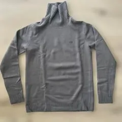 ラコステ タートルネック ニット グレイ M
