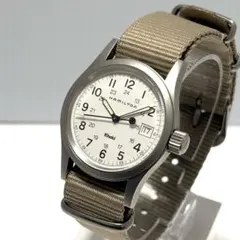 人気モデル【38mm】ハミルトン カーキ 手巻き 000095 若干剣ズレ