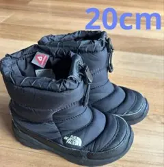 ノースフェイス　スノーブーツ　20センチ　ブラック　黒　雪遊び　スキー　子ども