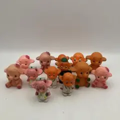 ダ*ン様 昭和レトロ　１９７０年代　ラバードール　ソフビ　動物　ゾウ　キリンなど ダ*ン様 昭和レトロ 1970年代 ラバードール ソフビ 動物 ゾウ