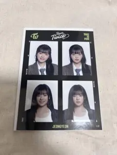 TWICE THIS IS FOR 国立 証明写真ステッカー ジョンヨン
