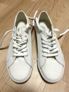 admiral✖︎humanwoman コラボスニーカー　ホワイト　白　未使用　難のサムネイル