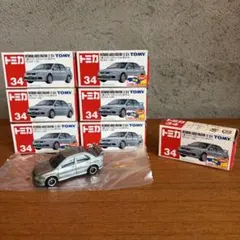 トミカ No.34 三菱 ランサーエボリューションVII GT-A 7台セット