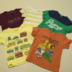 Tシャツ5枚セット 90サイズ