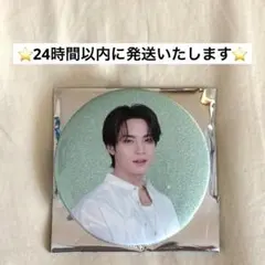 seventeen セブチカフェ 韓国 ソウル ポップアップ 缶バッジ ミンギュ SEVENTEEN セブチ YAKUSOKU 缶バッジ ミンギュ - メルカリ