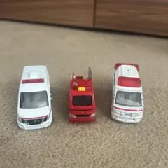 救急車・消防車 ミニカーセット