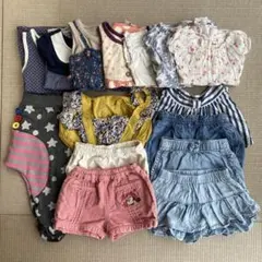 ベビー服 80トップス パンツ 15点セット 夏服 保育園着 まとめ売り 女の子