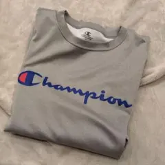 メンズ レディース Champion グレー Tシャツ 長袖 スポーツ L