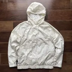 NIKE ホワイトスウッシュ ウーブン ラインド ビッグ ジャケット