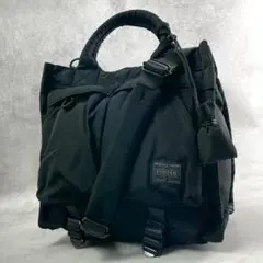 未使用級✨ポーター センシズ 2way トートバッグ ショルダー 黒のサムネイル
