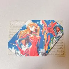 エヴァンゲリオン 限定 レトロ ポストカード アスカ 2号機 2