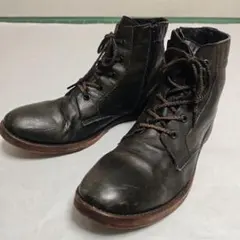 日本製　アメリカンラグシー　レザーブーツ　size40　26〜26.5 黒