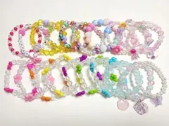キッズブレスレット　20個　まとめ売り　ハンドメイド　15〜16cm