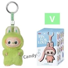 ラブブ イニシャル Vぬいぐるみ アルファベット Labubu 【正規品】31