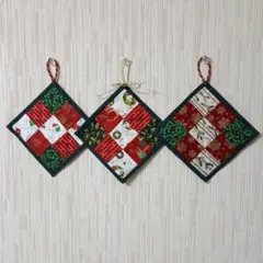 クリスマス パッチワーク インテリア