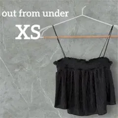 早い者勝ち❣️ out from under 【XS】 フリルキャミソール 黒