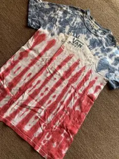 バンズ　アメリカンフラッグタイダイTシャツ　USA tie-dye