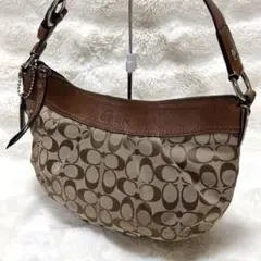 N406◯ COACH コーチ シグネチャー ショルダーバッグ - メルカリ