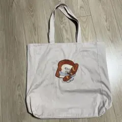 パンどろぼう　リバーシブル　トートバッグ　刺繍のサムネイル