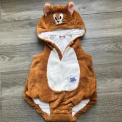 トムとジェリー ジェリーフード付きロンパース 80cm