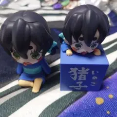 鬼滅の刃　猪子　ひっかけフィギュア　2体セット　嘴平伊之助　ぽてっとフィギュア