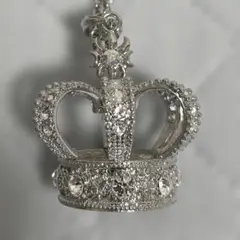 ビッグクラウンネックレス　大　シルバー　BIG CROWN NECKLACE