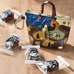 カルディ伝説柄カラビナ付きミニバッグ（コーヒーゼリー4個入り）