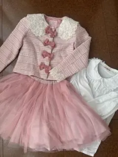 メゾピアノ　スーツ　ブラウスセット　発表会　120