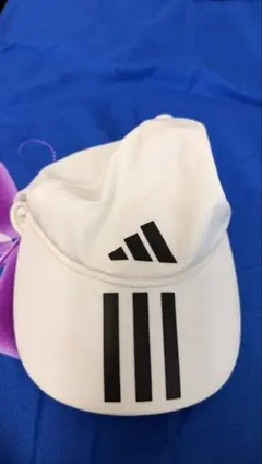 adidas ホワイトキャップ 3本ライン