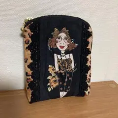 ロラライハリス　ハンドメイド　ポーチ ♡25㎝キルティングポーチ♡ハンドメイド ロラライハリス - メルカリ