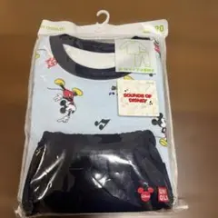 未使用未開封！ユニクロミッキー長袖パジャマ90