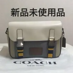 COACH ショルダーバッグ ホワイト/グレー