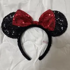 ディズニー　カチューシャ　スパンコール