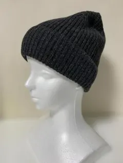 【新品未使用】GAP メリノウール ビーニー ダークグレー