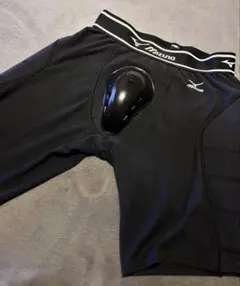 Mizuno スライディングパンツ L ブラック　ファールカップ　セット販売