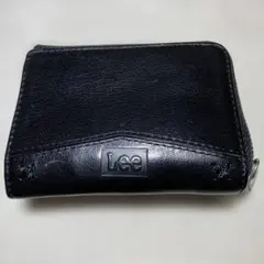 Lee ブラックレザー コインケース