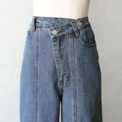 select shop K.growth センターシームストレートデニム