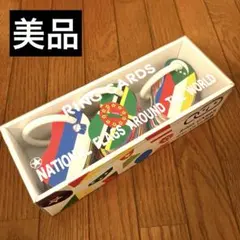 【美品 RING CARDS せかいじゅうの国旗 国旗 リング 知育玩具 知育】のサムネイル