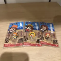 ワンピース✖️パンソンワークス　根付ストラップ3種セット