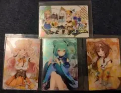 ホロライブ ウエハースカード 4枚セット