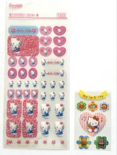 【新品】キティーちゃん　平成レトロ　透明シール 1997年