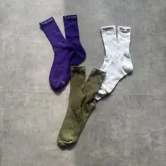 【3点セット】supreme hanes long socks XL AY18のサムネイル