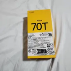 realme Note 70T 本体 ゴールドのサムネイル