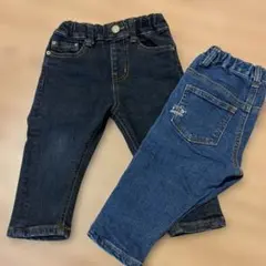 OCEAN＆GROUND デニムテーパードパンツ 2枚セット