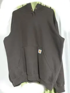 Carhartt ダークブラウン　パーカー　M アメカジ　古着