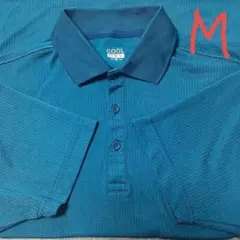 ポロシャツ　メンズ　M　　　　　半袖 　COOL DRY ブルー系のサムネイル